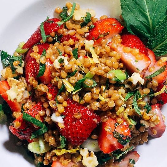 Aunt Amanda’s Wheat Berry Salad