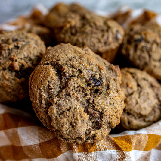 Purple Barley Whole Grain Muffins